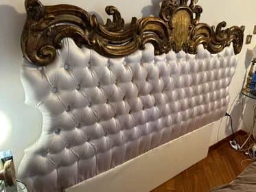 Letto matrimoniale e testata sanificati a domicilio Letto matrimoniale e testata sanificati a domicilio